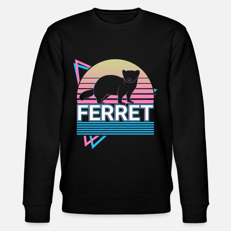 Ferret Retro Cadeau - Sweat bio CHANGER Stanley/Stella Unisexe - noir