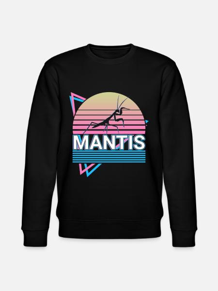 Gottesanbeterin Gottesanbeterin Retro Geschenk - Stanley/Stella Unisex Bio-Sweatshirt CHANGER - Schwarz