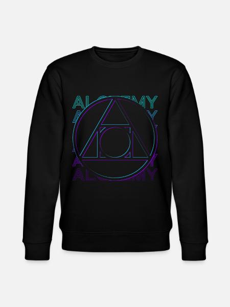 Alchemy Symbol Alchemist Philosophers Stone Retro - Stanley/Stella CHANGER Unisex Organic Sweatshirt - black