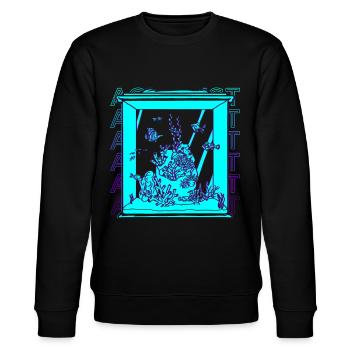 Aquarist Fish Keeper Fish Keeping Fish Aquarium G - Stanley/Stella CHANGER Unisex Organic Sweatshirt - black - Front - Nik (191cm) & Marisol (170cm)