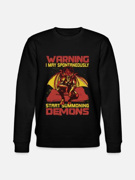 Funny Cult Occult Gift - Stanley/Stella CHANGER Unisex Organic Sweatshirt - black