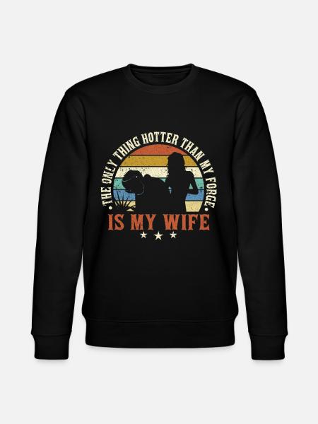 Funny Welder-Husband Gift - Stanley/Stella CHANGER Unisex Organic Sweatshirt - black
