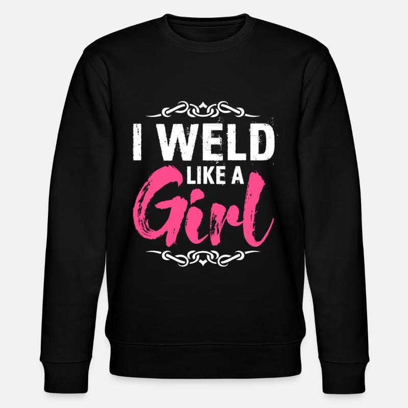 Lustiger Schweißer Schweißer Geschenk - Stanley/Stella Unisex Bio-Sweatshirt CHANGER  - Schwarz