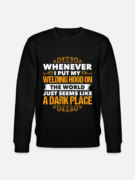 Funny Welder Welder Gift - Stanley/Stella CHANGER Unisex Organic Sweatshirt - black