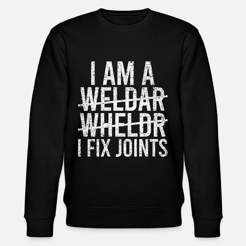 Funny Welder Welder Gift - Stanley/Stella CHANGER Unisex Organic Sweatshirt - black