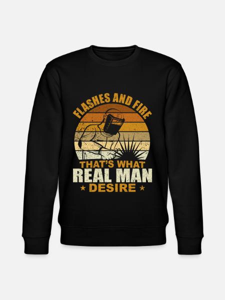 Funny Welder Welder Gift - Stanley/Stella CHANGER Unisex Organic Sweatshirt - black