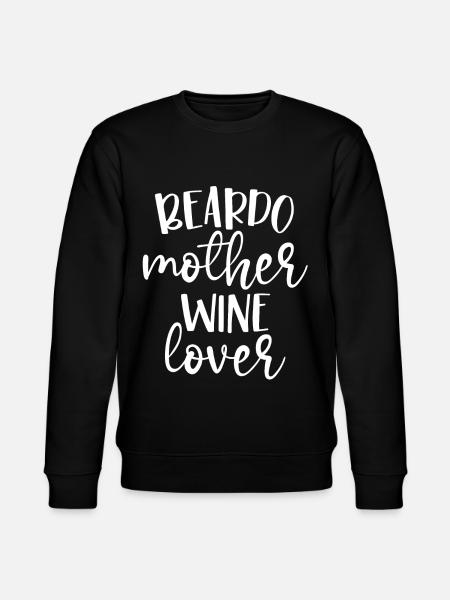 Bearded Dragon Gift - Stanley/Stella CHANGER Unisex Organic Sweatshirt - black