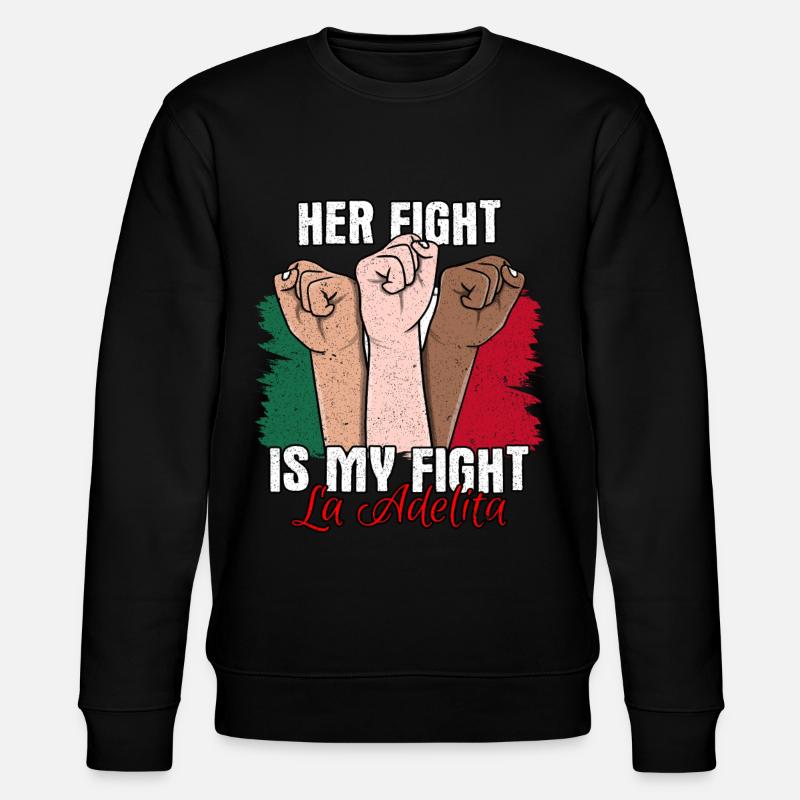 La Adelita Gift - Stanley/Stella CHANGER Unisex Organic Sweatshirt - black