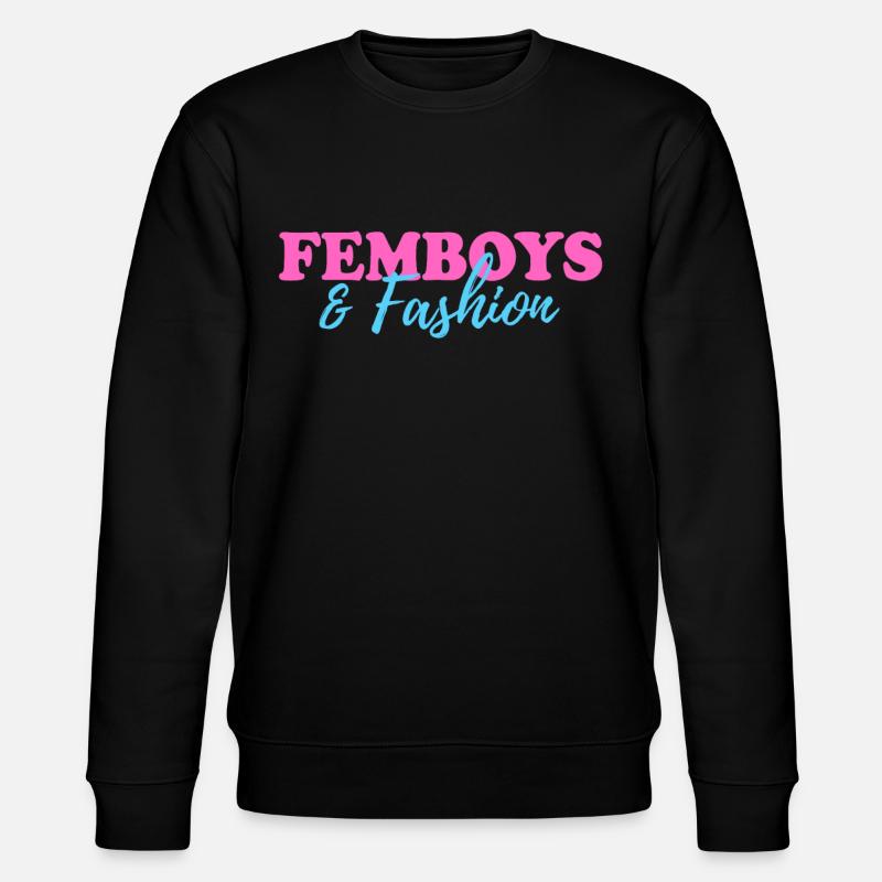 Femboy-Geschenk - Stanley/Stella Unisex Bio-Sweatshirt CHANGER - Schwarz