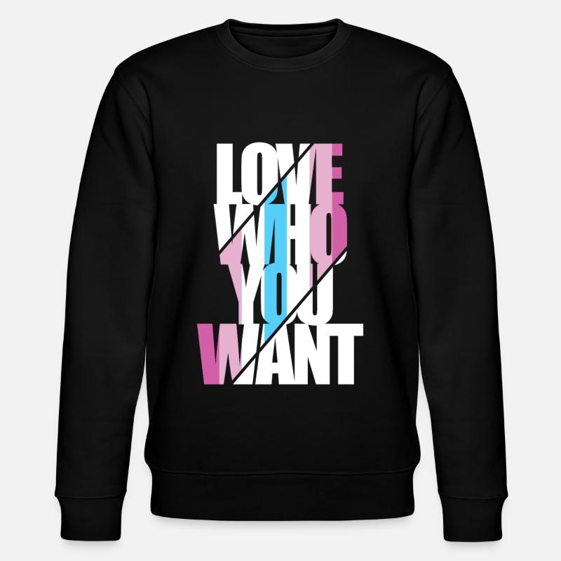 Femboy-Geschenk - Stanley/Stella Unisex Bio-Sweatshirt CHANGER  - Schwarz
