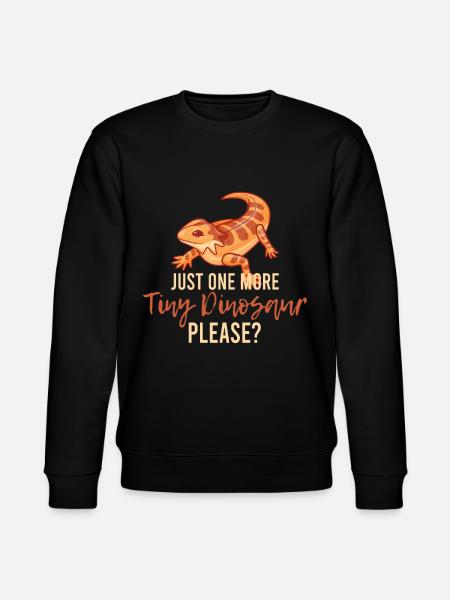 Funny bearded dragon - Stanley/Stella CHANGER Unisex Organic Sweatshirt - black