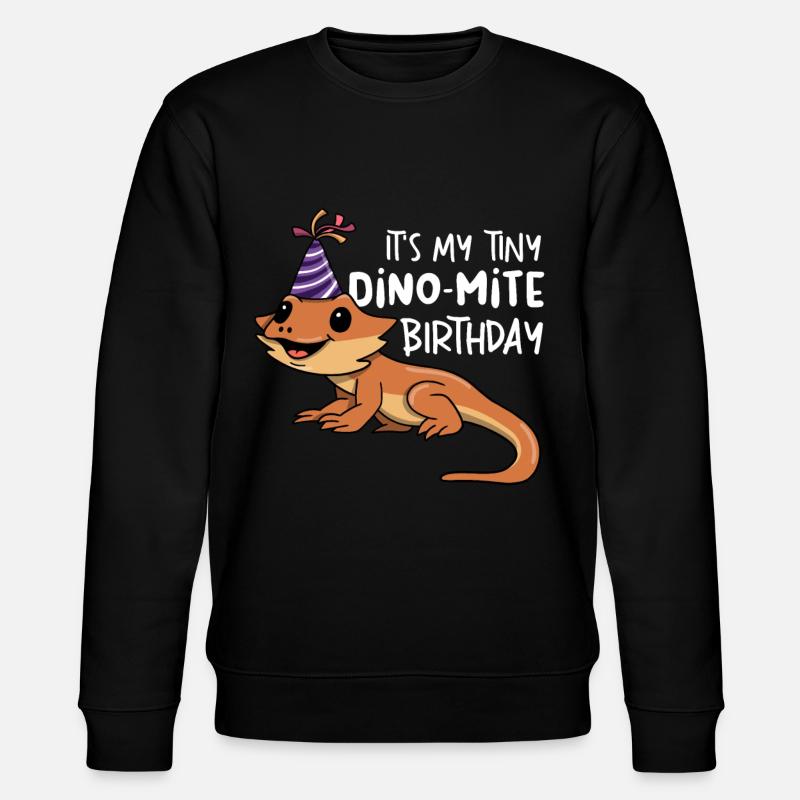 Funny bearded dragon - Stanley/Stella CHANGER Unisex Organic Sweatshirt - black