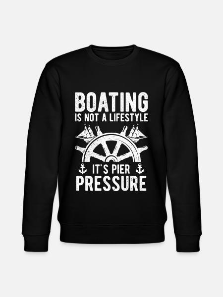Fun boat trip - Stanley/Stella CHANGER Unisex Organic Sweatshirt - black