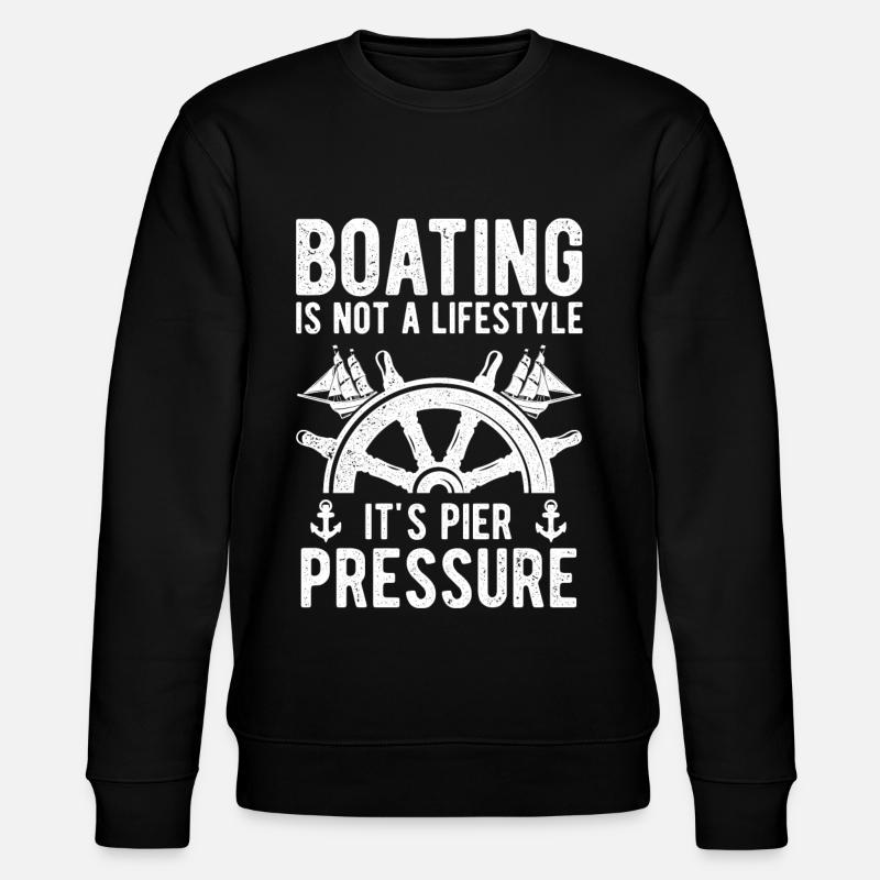 Excursion en bateau amusante - Sweat bio CHANGER Stanley/Stella Unisexe - noir