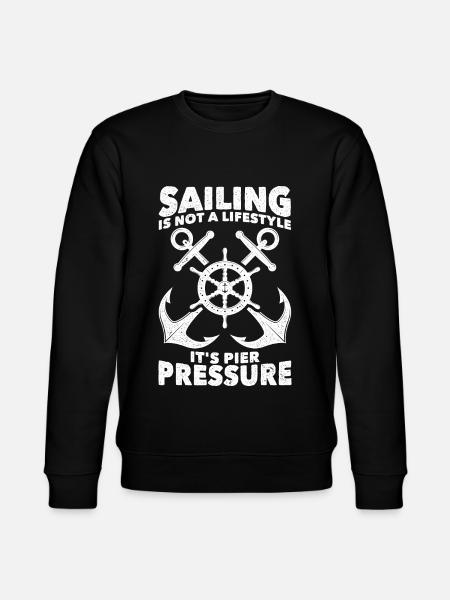 Funny sailor - Stanley/Stella CHANGER Unisex Organic Sweatshirt - black