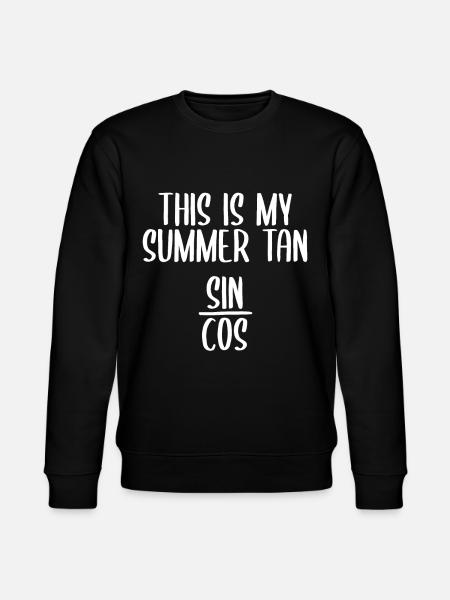 Fun Math Trigonometry - Stanley/Stella CHANGER Unisex Organic Sweatshirt - black