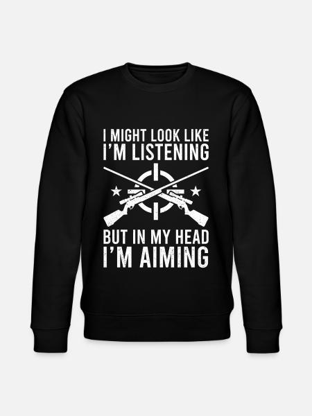 Funny hunt for hunters - Stanley/Stella CHANGER Unisex Organic Sweatshirt - black