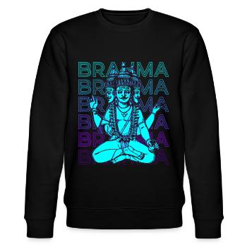 Brahma Ancien Dieu Mythologie Hindoue Cadeau - Sweat bio CHANGER Stanley/Stella Unisexe - noir - Devant - Nik (191cm) & Marisol (170cm)