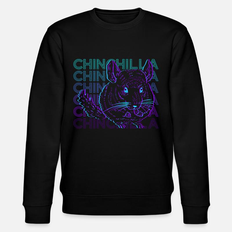 Chinchilla Retro Cadeau - Sweat bio CHANGER Stanley/Stella Unisexe - noir