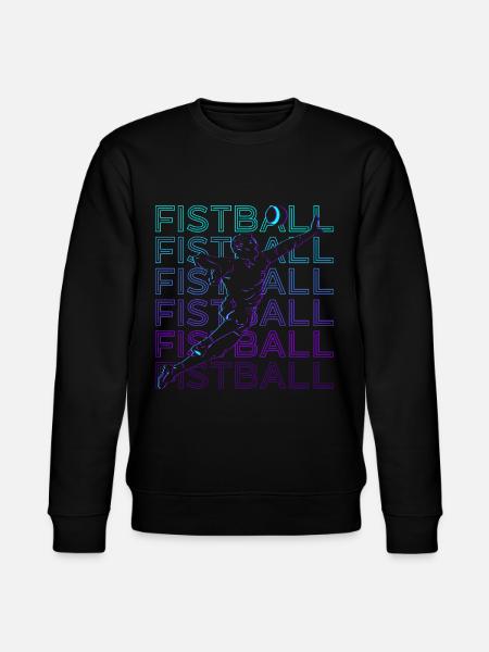 Fistball Retro Gift - Stanley/Stella CHANGER Unisex Organic Sweatshirt - black
