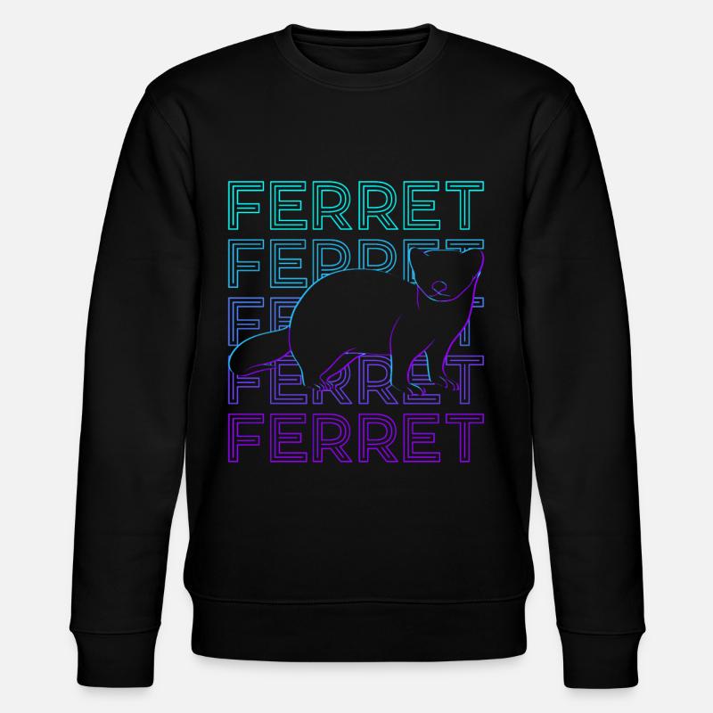 Ferret Retro Cadeau - Sweat bio CHANGER Stanley/Stella Unisexe - noir