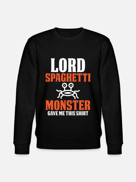 The Flying Spaghetti Monster - Stanley/Stella CHANGER Unisex Organic Sweatshirt - black