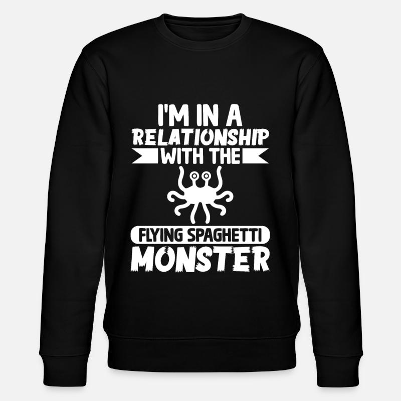 Pastafarianisme flying Spaghetti Monster - Sweat bio CHANGER Stanley/Stella Unisexe - noir