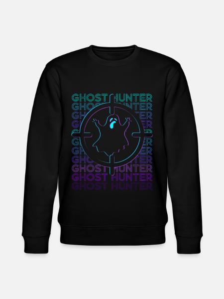 Ghost Hunter Ghost Hunt Retro - Stanley/Stella CHANGER Unisex Organic Sweatshirt - black