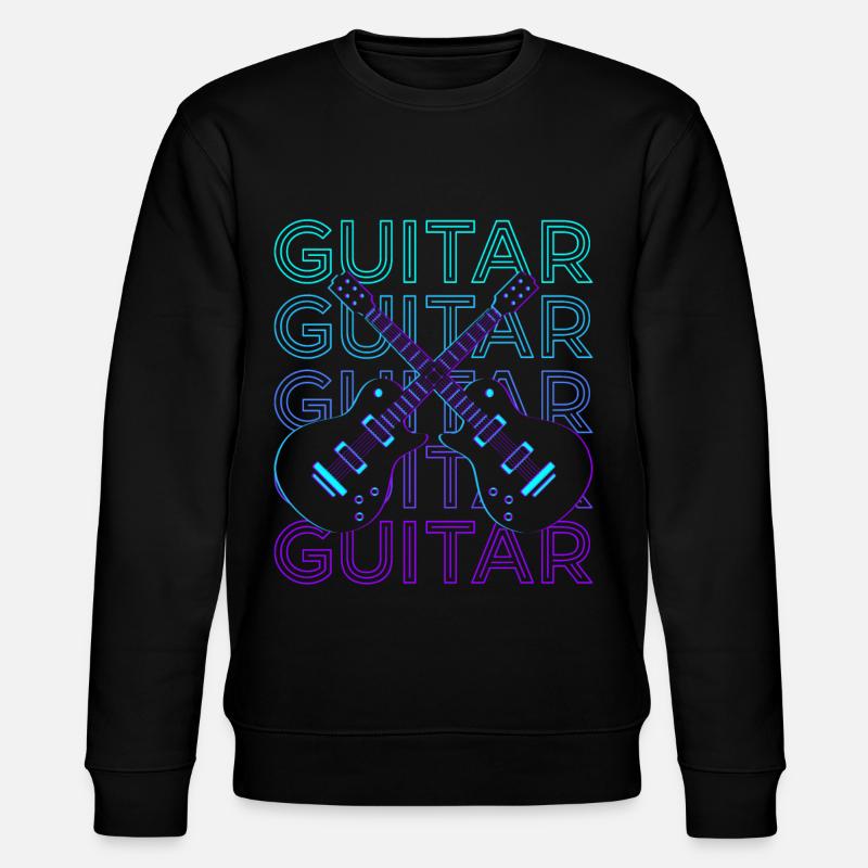 Guitariste Guitariste Retro - Sweat bio CHANGER Stanley/Stella Unisexe - noir