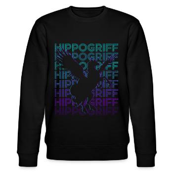 Hippogriff Hippogryph Greek Mythology - Stanley/Stella CHANGER Unisex Organic Sweatshirt - black - Front - Nik (191cm) & Marisol (170cm)