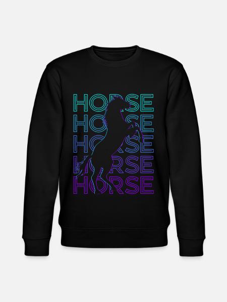 Cheval Rétro - Sweat bio CHANGER Stanley/Stella Unisexe - noir