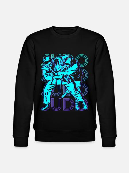 Judo Retro - Stanley/Stella CHANGER Unisex Organic Sweatshirt - black