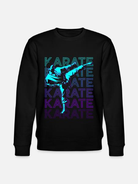 Karate Retro - Stanley/Stella Unisex Bio-Sweatshirt CHANGER - Schwarz