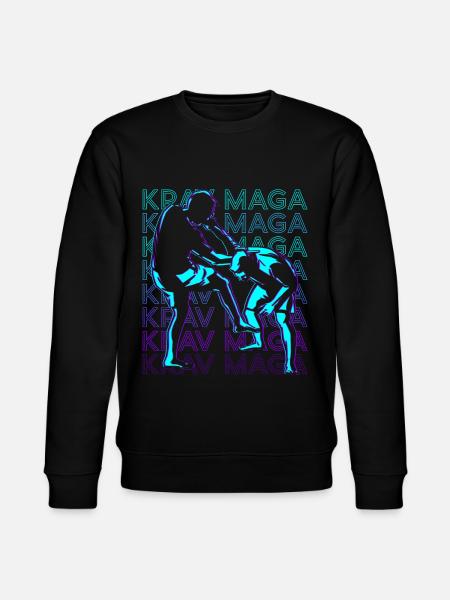 Krav Maga Retro - Stanley/Stella CHANGER Unisex Organic Sweatshirt - black