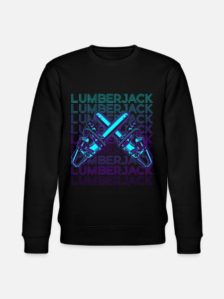 Lumberjack Lumberjack Retro - Stanley/Stella CHANGER Unisex Organic Sweatshirt - black