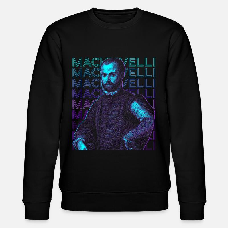 Niccolo Machiaveli Le Prince Rétro - Sweat bio CHANGER Stanley/Stella Unisexe - noir
