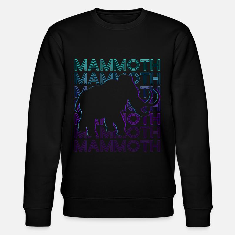 Mammoth Elephant Rétro - Sweat bio CHANGER Stanley/Stella Unisexe - noir