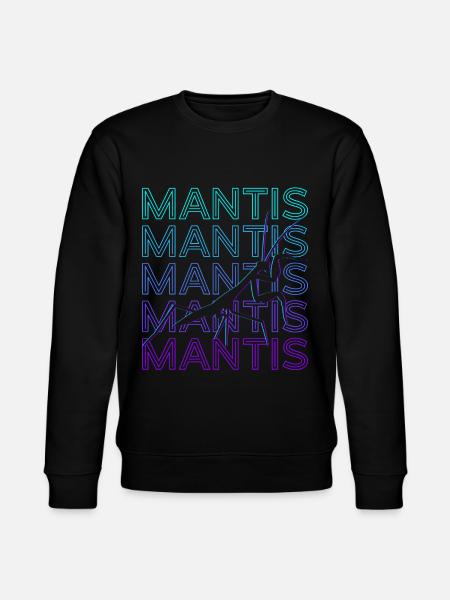 Mantis Praying Mantis Retro - Stanley/Stella CHANGER Unisex Organic Sweatshirt - black