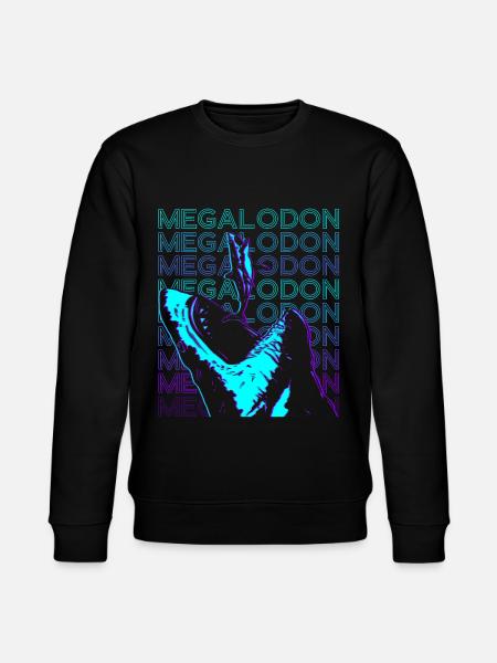 Megalodon Requin Rétro - Sweat bio CHANGER Stanley/Stella Unisexe - noir