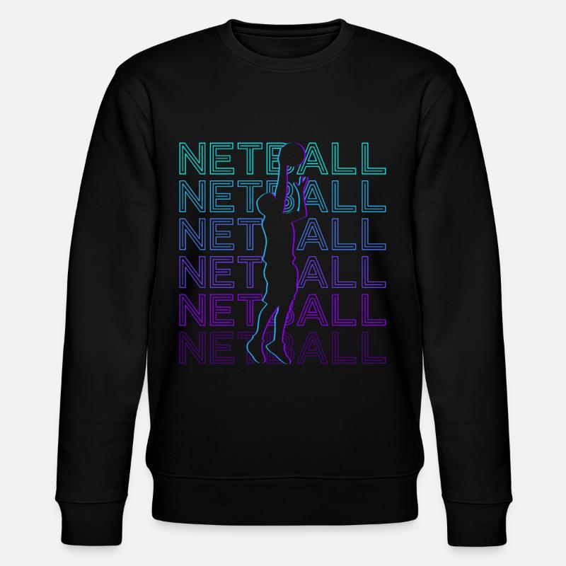 Joueur de Netball Rétro - Sweat bio CHANGER Stanley/Stella Unisexe - noir