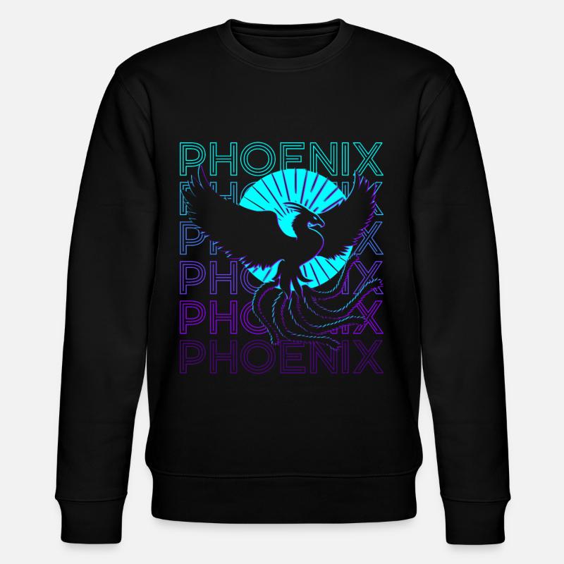 Phoenix Retro - Stanley/Stella CHANGER Unisex Organic Sweatshirt - black