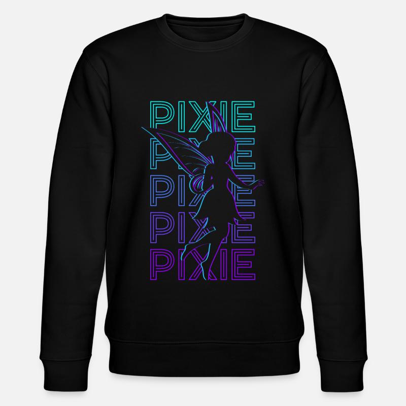 Pixie Fée Rétro - Sweat bio CHANGER Stanley/Stella Unisexe - noir