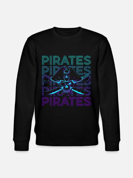 Pirate Retro - Stanley/Stella CHANGER Unisex Organic Sweatshirt - black