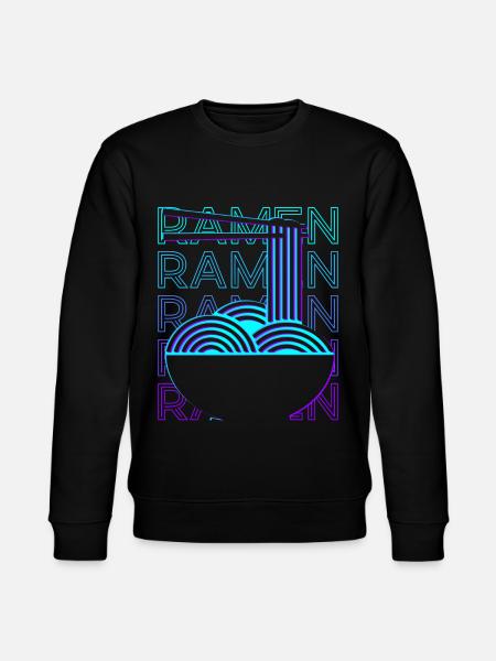 Ramen Noodles Retro - Stanley/Stella CHANGER Unisex Organic Sweatshirt - black