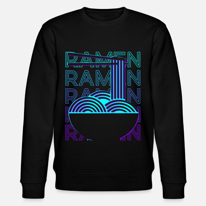 Ramen Nouilles Rétro - Sweat bio CHANGER Stanley/Stella Unisexe - noir