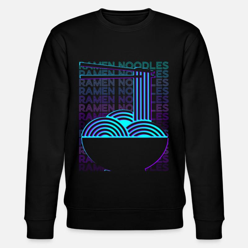 Ramen Nouilles Rétro - Sweat bio CHANGER Stanley/Stella Unisexe - noir