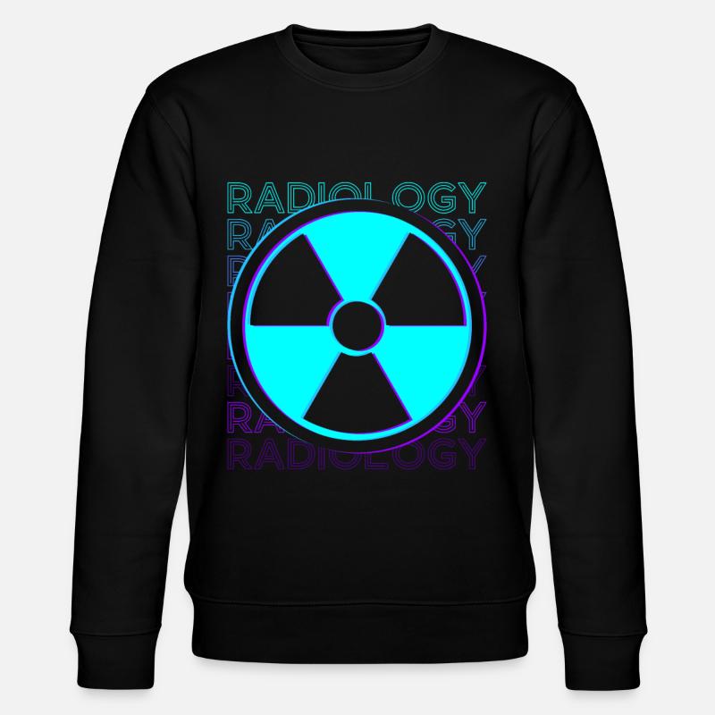 Radiology Radiologist Rad Tech Retro - Stanley/Stella CHANGER Unisex Organic Sweatshirt - black