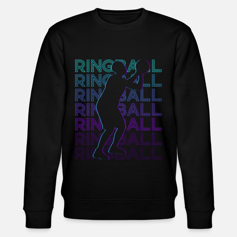 Joueur de Ringball Rétro - Sweat bio CHANGER Stanley/Stella Unisexe - noir