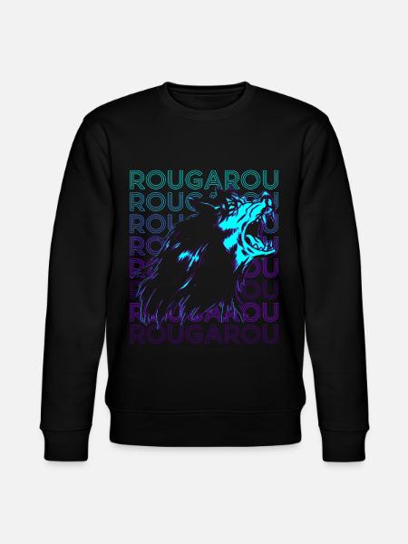 Rougarou Cryptozoology Retro - Stanley/Stella CHANGER Unisex Organic Sweatshirt - black