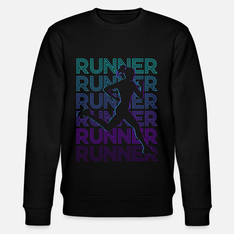 Runners Run Rétro - Sweat bio CHANGER Stanley/Stella Unisexe - noir